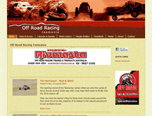 Tablet Screenshot of offroadracingtasmania.com.au